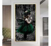 Diamond Painting Adultos, Diamond Painting Kit Completo Chica, DIY 5D Elfos Pintura Diamante Kit Manualidades Adultos, Bricolaje Dibujos de Diamantes para Decoración Hogar, Regalo 100 x 200 cm C-2720