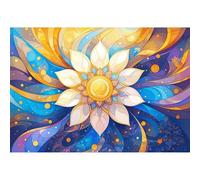 Diamond Painting Adultos, Diamond Painting Kit Completo Mandala, 5D Flor Pintura Diamante para Niños, DIY Diamantes Bordado Punto de Cruz Pintar por Numeros Adultos, Decoración Regalo 25x30cm XW-O836Y