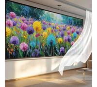 Diamond Painting Adultos Diente De León Pintura de Diamante Flor Punto de Cruz Kits, 5D Dibujos con Diamantes Kit Completo DIY Cuadros Pintar por Numeros Adultos, Decoracion Pared 100 x 40 cm qL327