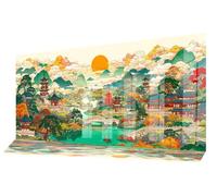 Diamond Painting Adultos Estilo Chino Pintura de Diamante Retro Punto de Cruz Kits,5D Dibujos con Diamantes Kit Completo DIY Cuadros Pintar por Numeros Adultos,Decoracion Pared Hogar 120 x 60 cm C-697