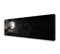 Diamond Painting Adultos Flor Pintura Diamante Kit Bordado Principiantes, Luna Diamond Painting Grande 30x90 cm, DIY Cristal Embroidery Punto de Cruz Art para Decoración Pared, Regalo Mujer W0-850