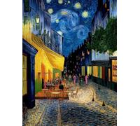 Diamond Painting Adultos Historietas Cuadro Diamantes Ciudad, 5D Diamond Art para Principiantes, DIY Completo Strass Bordado de Punto de Cruz Manualidades Painting para Decoración 90 x 120 cm - 1F619