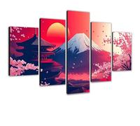 Diamond Painting Adultos Japón Pintar por Numeros Adultos Kit Completo de Pintura de Diamantes Manualidades Adultos, 5D Full Drill Diamond Art Beginners por Decoracion Hogar Flor 60x100cm 0m-930