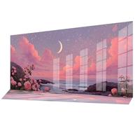 Diamond Painting Adultos Luna Pintura de Diamante Paisaje Marino Punto de Cruz Kits, 5D Dibujos con Diamantes Kit Completo DIY Cuadros Pintar por Numeros, Decoracion Pared Hogar 180 x 80 cm C-1217