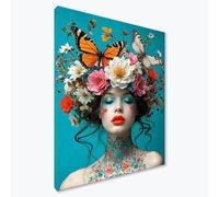 Diamond Painting Adultos Mariposa Diamond Painting Kit Completo, Mujer Pintura de Diamante Niños, DIY 5D Cristal Bordado Punto de Cruz Manualidades para Decoracion Hogar, Regalo Mujer 75x100 cm F0-887