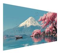 Diamond Painting Adultos Monte Fuji, Diamond Painting áRbol, DIY Punto de Cruz Diamante Manualidades Adultos Kits, 5D Cuadro Diamantes Art Kits, para Decoracion Pared, Regalo Mujer, 110x50cm L-6922