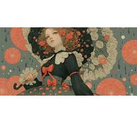 Diamond Painting Adultos Mujer Cuadro Diamantes Historietas, 5D Diamond Art para Principiantes, DIY Completo Strass Bordado de Punto de Cruz Manualidades Painting para Decoración 60x30 cm - KF01251