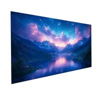 Diamond Painting Adultos Paisaje Diamantes Pintar por Numeros Lago, Diamond Painting Manualidades Adultos Kit Bordado Punto de Cruz, Dibujos con Diamantes Decoracion Hogar 200 x 100 cm Model-11032