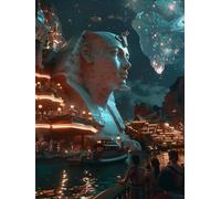 Diamond Painting Adultos Paisaje, Full Square Drill Pintura de Diamante Arquitectura Manualidades Ninos 10 Anos, DIY Diamond Painting Kit Completo para Decoracion de Pared Del Hogar 20x30cm FC-380