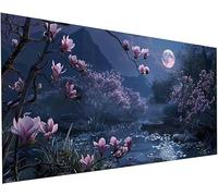 Diamond Painting Adultos Paisaje Grande Pintura de Diamante Kit RíOs 25x50cm Punto de Cruz Manualidades Adultos DIY Diamond Art Kits 5D Dibujos con Diamantes Para Decoración Hogar Regalo Mujer S-656