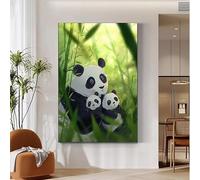 Diamond Painting Adultos Panda Kit Completo de Pintura de Diamantes Manualidades Niños DIY 5D Diamond Painting, Regalos Originales para Mujer, Kits para Pintura con Diamantes Animal 50x70cm 0M-1236
