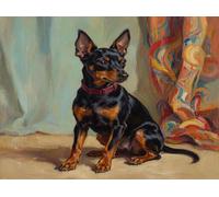 Diamond Painting Adultos Perro Pintura De Diamante 90x60cm U-952PD