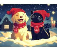 Diamond Painting Adultos perro Punto de Cruz, Manualidades Niños Animal Pintura Diamante Adultos Kit Bordado Dibujos con Diamantes Canvas for Painting, Home Decoration, Regalo Mujer, 80x100cm g-104