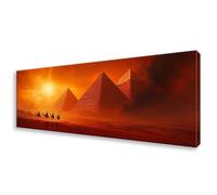 Diamond Painting Adultos Pirámide Pintura Diamante Kit Bordado Principiantes, Paisaje Diamond Painting Grande 100x300 cm, DIY Cristal Embroidery Punto de Cruz Art para Decoración Pared Regalo W0-866