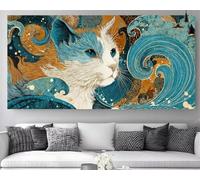 Diamond Painting Adultos Resumen Diamond Painting Kit Flores, 2026 New DIY Manualidades Adultos Pintura Diamante 5D Taladro Completo Bordado Mosaicos Punto de Cruz Diamantes Artes 40x80cm Z-P496