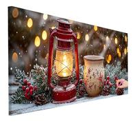 Diamond Painting Adultos Retro Kit Diamond Painting Grande 130x50cm Dibujos con Diamantes Nieve DIY 5D Pintar con Diamantes Puzzle Manualidades Adultos Kit Completo para Wall Decor Regalo Mujer K-51
