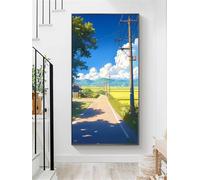 Diamond Painting Adultos Rural 80x160cm, 2026 DIY Diamond Painting Niños Camino Full Drill Cuadro Diamantes Manualidades Adultos, 5D Dibujos con Diamantes Punto de Cruz Kits para Decoración O-1125X