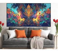 Diamond Painting Adultos Sueño Diamond Painting Grande 100x300cm,2026 New DIY Pintura Diamante Kit Mujer 5D Taladro Completo Bordado Punto de Cruz Puzzle Principiantes Manualidades Decoración O-851M