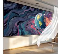 Diamond Painting Adultos Tierra Pintura de Diamante Abstracto Punto de Cruz Kits, 5D Dibujos con Diamantes Kit Completo DIY Cuadros Pintar por Numeros Adultos, Decoracion Pared Hogar 140 x 70 cm qL533