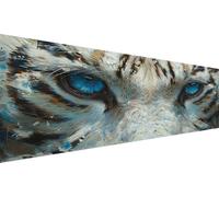 Diamond Painting Adultos Tigre,Diamond Painting NiñOs Misterio,Diamantes Para Manualidades Cuadros Diamantes 5d,Diy Piedra Redonda Cross Stitch Kit Para DecoracióN Pared Hogar Regalo 50x100cm L1-288