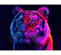 Diamond Painting Adultos Tigre, Pintura Diamante Animal 40x30 cm T0-566