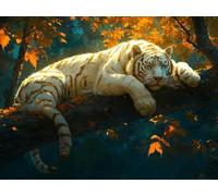 Diamond Painting Adultos Tigre, Pintura Diamante Animal 90x70 cm T0-656
