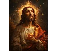 Diamond Painting Adultos Víspera de Todos los Santos DIY 5D Diamond Painting Kit Completo, Hombre Punto de Cruz Pintura de Diamante Manualidades, Principiantes para Decoración Hogar 50x70cm FG-700