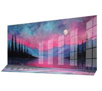 Diamond Painting Adultos Vista Al Mar Pintura de Diamante Puesta De Sol Punto de Cruz Kits,5D Dibujos con Diamantes Kit Completo DIY Pintar por Numeros Adultos,Decoracion Pared Hogar 100 x 40 cm qL983