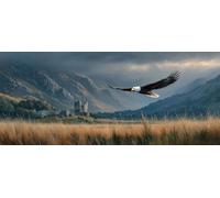 Diamond Painting áGuila, 5D Diamond Painting Adultos Paisaje, DIY Kit Manualidades Adultos, 5D Punto de Cruz Cuadro Diamante, DIY Pintura de Diamante Kits, Home Decor, Primavera Decor 200x100cm R-8580