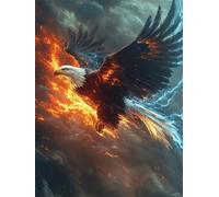 Diamond Painting Águila, Manualidades Adultos 50x70cm qw1-274