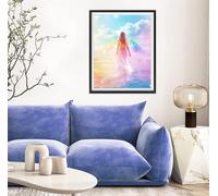 Diamond Painting Ala Pintura Diamante Diosa, DIY 5D Kit Completo de Pintura de Diamante para Adultos y Niños, Diamantes Cristal Artesanía para Decoración De Pared Del Hogar, Regalos 60x80cm s-4436