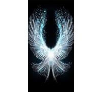 Diamond Painting Alas (2) Diamond Painting Adultos, 5D Sueño Pintura de Diamante Adultos, DIY Round Full Drill Pintar con Diamantes Punto de Cruz Kit Completo para Decoracion Hogar 50x120 cm 0u-273