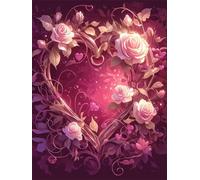 Diamond Painting Amar 60x80cm Diamond Painting Niños Rosa, 2025 DIY Pintura Diamante Pintar por Numeros Adultos Manualidades Cristal Puzzle Diamantes Punto de Cruz, Decoración De Pared Regalo z1094-t