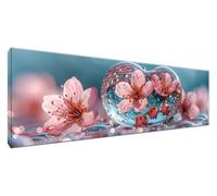 Diamond Painting Amar Diamond Painting Adultos, 5D Pintura Diamante Flor Diamonds Art Manualidades Adultos Principiantes, DIY Mosaico Bordado Punto de Cruz Kits Pared Decoracion Hogar 150 x 50 G2-237