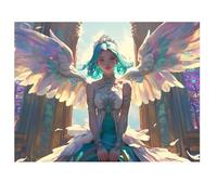 Diamond Painting Ángel 120x80cm 2026 Nuevo Diamond Painting Adultos,Pintura Diamante Mujer Pintura de Diamante Niños,5D DIY Cristal Bordado Punto de Cruz Kit para Decoracion Navidad,Regalo I-K307