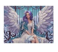 Diamond Painting Ángel 80x60cm 2026 Nuevo Diamond Painting Adultos,Pintura Diamante Belleza Pintura de Diamante Niños,5D DIY Cristal Bordado Punto de Cruz Kit para Decoracion Navidad,Regalo I-K207