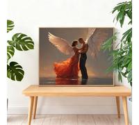 Diamond Painting Ángel 90x60cm 2025 Pintura Diamante Parejas Gran Diamond Painting Adultos,Cuadros de Diamantes Bordado Manualidades Kit Regalos para Mujer,DIY Diamantes Art Regalos Originales I-K708