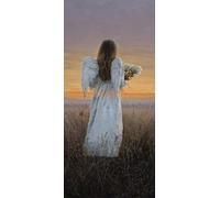 Diamond Painting Ángel Diamond Painting Kit Completo, 80x160 cm/31.4x63 In Pintura Diamante Princesa Cuadros Diamantes 5D, DIY Puzzle Diamond Art Artesanía para Decoración de la Pared Hogar Regalo