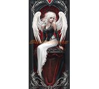 Diamond Painting Ángel Diamond Painting Kit Completo XXL, 70x140 cm/27.5x55.1 In Pintura Diamante Reina Cuadros Diamantes 5D, DIY Puzzle Diamond Art Artesanía para Decoración de la Pared Hogar Regalo