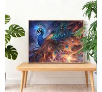 Diamond Painting Animal 120x80cm 2025 Pintura Diamante Pavo Real Gran Diamond Painting Adultos,Cuadros de Diamantes Bordado Manualidades Regalos para Mujer,DIY Diamantes Art Regalos Originales I-K980