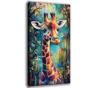 Diamond Painting Animal, 5D Diamond Painting Adultos Jirafa Pintura de Diamantes Arte 60x120cm, DIY Pintura Diamante Punto de Cruz Kits para Adultos Principiantes, Regalo Mujer, Home Decoration 0C-90