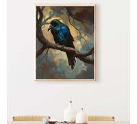Diamond Painting Animal Dibujos con Diamantes Perro Diamond Art DIY Manualidades Adultos, 5D Rhinestone Bordado Punto de Cruz Art Pintura para Decoración de Pared Del Hogar, Regalo 80 x100 cm PJY9 5-L