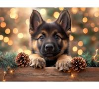 Diamond Painting Animal, Kit Pintura Diamante Adultos Perro 50x40 cm T0-347