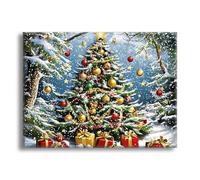 Diamond Painting Árbol de Navidad, DIY Cristal Punto de Cruz Diamond Painting, Kit Creart Manualidades Adultos, Kit Bordado Principiantes, Cuadros Decoracion Salon Modernos, Regalos 30x40cm Z-l-48
