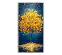 Diamond Painting Árbol Diamond Painting Adultos Grande XXL 90x180cm Pintura de Diamante Azul Marino Diamantes para Manualidades, 5D DIY Punto de Cruz Diamante Set para Decoracion Hogar Pared P1-659