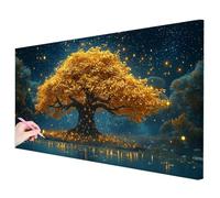 Diamond Painting Árbol, Diamond Painting Grande 120x60cm, DIY Pintura de Diamante Paisajes Kit Completo, 5D Cuadro Diamantes Kit de Manualidades para Adultos Regalos para Mujer Decoracion Hogar -3403
