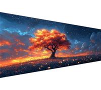Diamond Painting áRbol Solitario Diamond Painting Adultos 30x60cm Atardecer Pintura De Diamante,5D Diy Dibujos Diamantes Artigianale,Punto De Cruz ArtesaníAs Adultos Kit DecoracióN Pared Hogar Q1-584