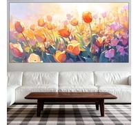 Diamond Painting Atardecer Diamond Painting Grande 90x180cm, 2026 New Bricolaje Tulipán Pintura Diamante para Adultos, Diamantes Cristal Artes Bordado Punto de Cruz Pintar por Numeros,Regalo QO-384
