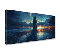 Diamond Painting Azul Pintura de Diamante para Adultos DIY Mujer Cuadros Diamantes, 5D Diamond Painting Niños Cristal Puzzle Kit, Manualidades Adultos para Decoracion Hogar Regalo 70x140cm Y0-108