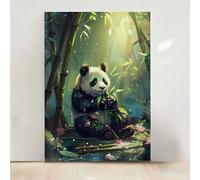 Diamond Painting Bambú, Oso Pintura Diamante Kit Manualidades Adultos, 5D Diamond Painting Adultos Dibujos DIY Diamantes para la Decor de la Pared del Hogar, Regalo para Mujer 30x40CM PjY7328 B-7
